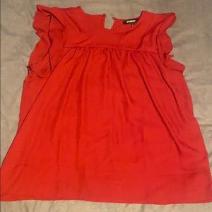 Red dress top